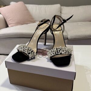 Jessica Simpson Pearl Black Heels
